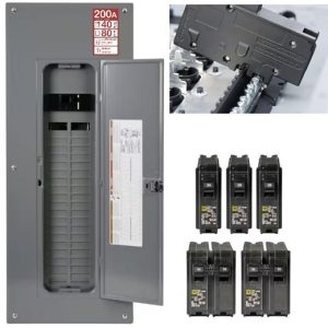 Circuit Breaker Panel and Breakers
